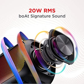 boAt Stone Symphony | 20W Portable Bluetooth Speaker, LED Lights, IPX5 Water Resistance, Bluetooth v5.1, TWS Feature