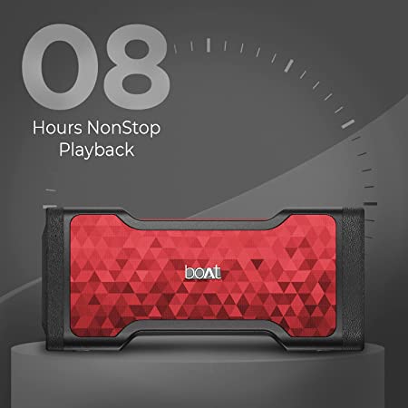 boAt Stone 1000v2 | Portable Bluetooth Speaker with 14W Stereo Sound, 8 Hours Playback, 300 mAh Battery