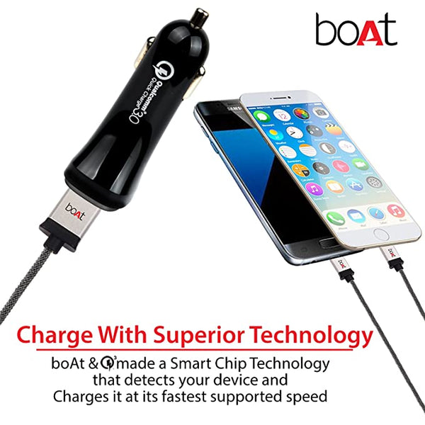 Buy Dual Port Rapid Car Charger Best Car Charger Online boAt