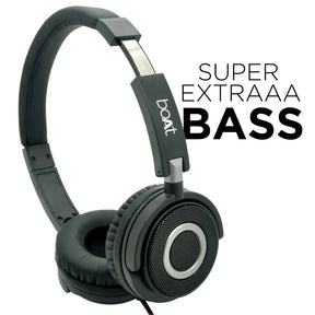 BassHeads 910 | Wired Headphone with 40mm Dynamic Drivers, Comfortable & Foldable Cups, In-line microphone - boAt Lifestyle