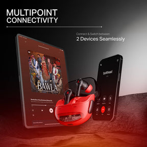 boAt Nirvana Crystl | Wireless Earbuds with 100 Hours Playback, Upto 32dB ANC, BEAST™ Mode, Adaptive EQ by Mimi