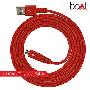 Para-Armour Type-C Cable 1.5M | Type-C Cable for Mobile Phones, Durable Nylon Braiding, 1.5 Meter length, 10000+ bends lifespan