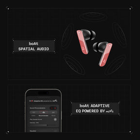 boAt Nirvana X TWS | Wireless Earbuds with Knowles dual drivers, Hi-Res Audio LDAC, 40 Hours Playback, boAt Hi-Fi Sound, ENx™ Technology, Dual Pairing
