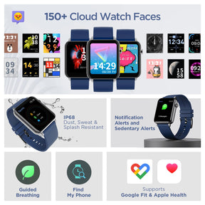 boAt Wave Call | Bluetooth Calling Smartwatch with 1.69" (4.29 cm) HD Curved Display, 150+ Watch Faces, Heart Rate & SPO2 Monitoring