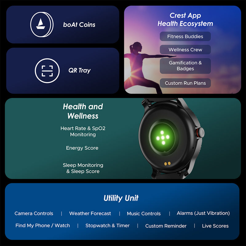 Boat Line R Smartwatch boAt Lunar Discovery - Large 1.39