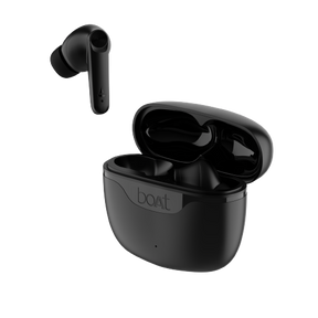 boAt Airdopes 207 | Wireless Earbuds with 50 Hours Playback, Quad Mics with ENx™ Technology, 13mm Drivers, BEAST™ Mode