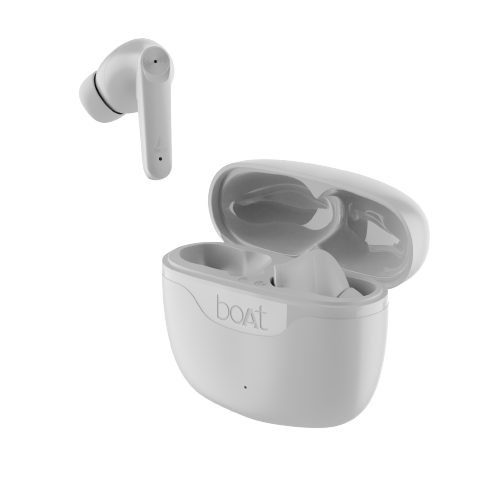 boAt Airdopes 207 | Wireless Earbuds with 50 Hours Playback, Quad Mics with ENx™ Technology, 13mm Drivers, BEAST™ Mode