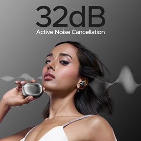 boAt Nirvana Ion ANC | Wireless Earbuds with Active Noise Cancellation, ENx™ Technology, 120 Hours Playback and 100K Crest AI Units