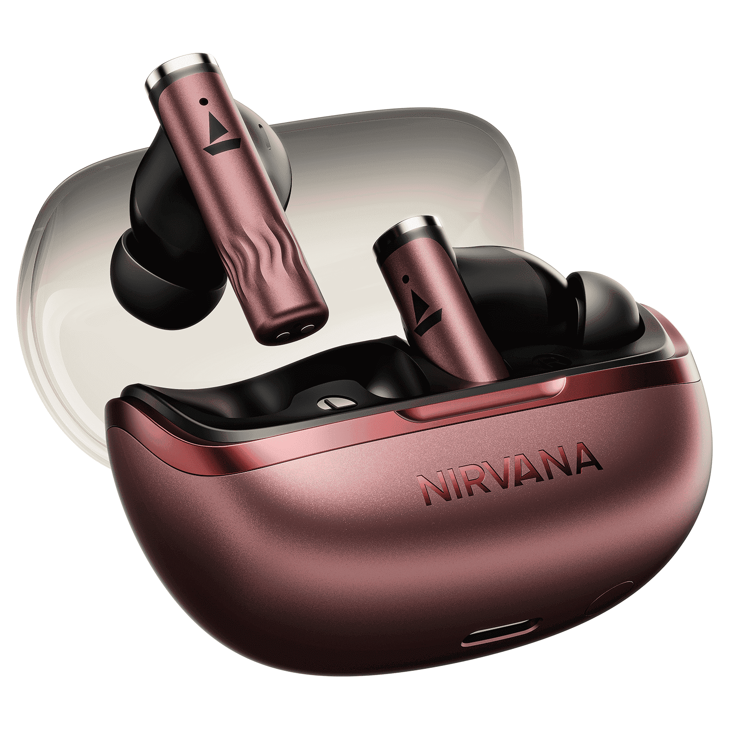boAt Nirvana Zenith Pro | Wireless Earbuds with Spatial Audio, 80H Playback & 50dB Hybrid Adaptive ANC