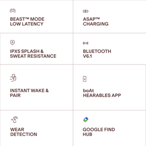 boAt Airdopes Prime Supreme | Earbuds with 60H Playback, Quad Mics & boAt Spatial Audio
