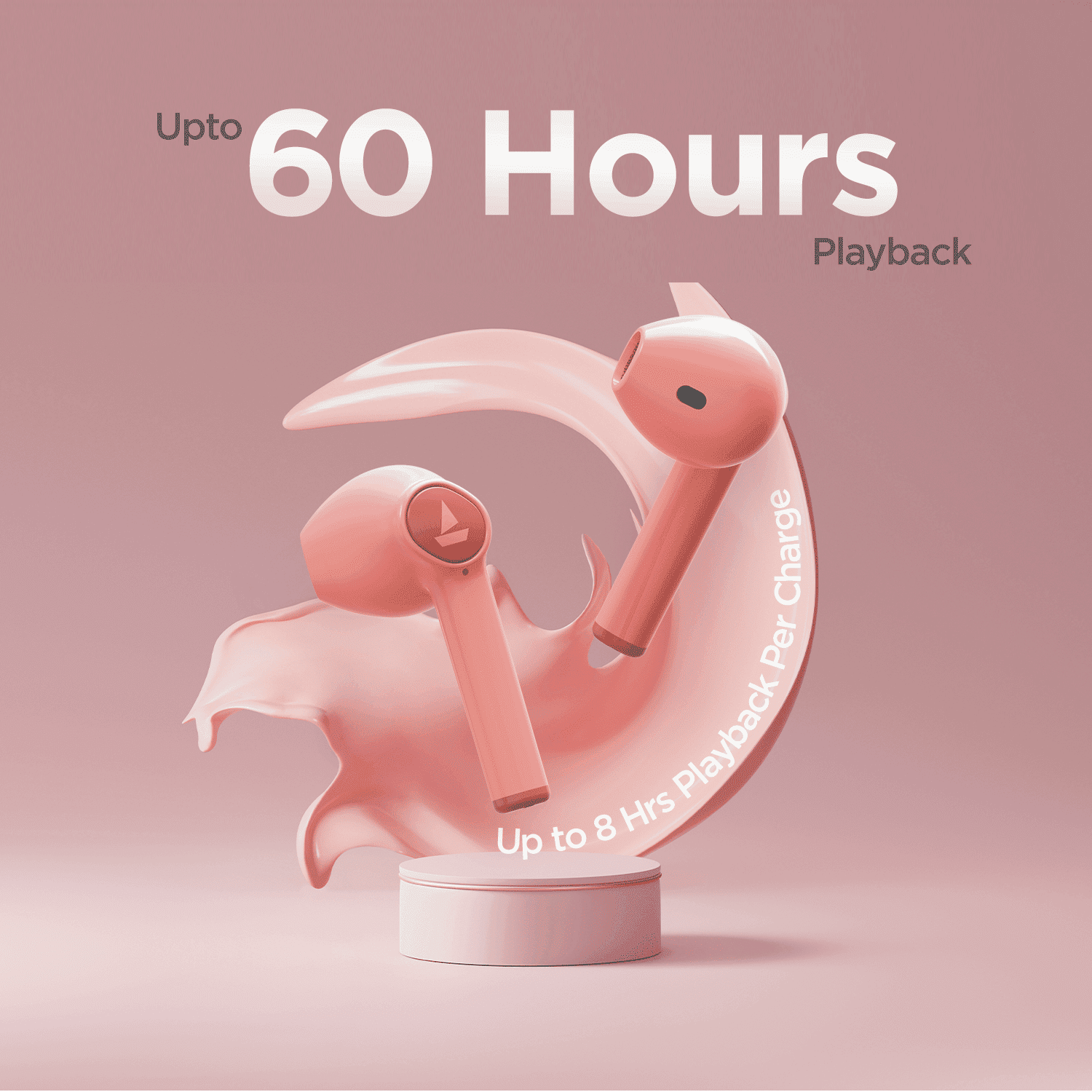 boAt Airdopes 131 | Wireless Earbuds with upto 60 Hours Playback, 13mm Drivers, IWP Technology, 650mAh Charging Case