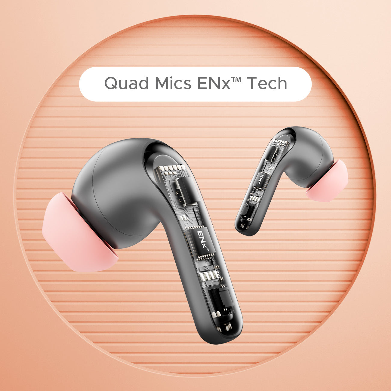 boAt Airdopes 155 | Wireless Earbuds with 40 Hours Playback, ENx™ with Quad Mics, Bluetooth v5.3