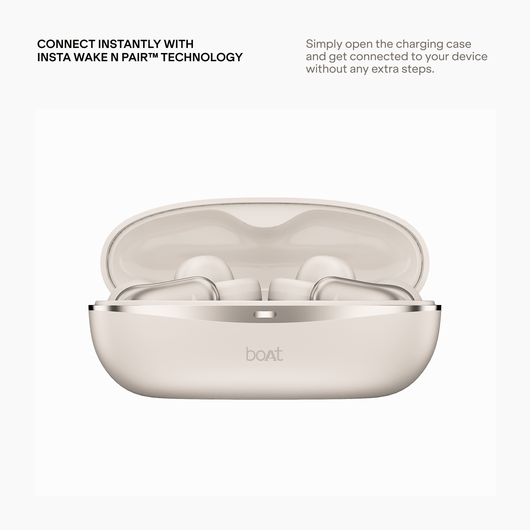 boAt Airdopes Clip | Open-Ear Earbuds with 42 Hours Playback & Air Conduction Tech