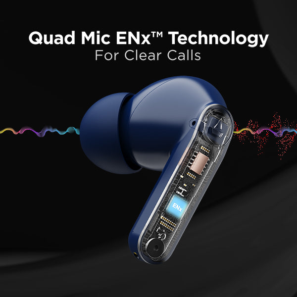 boAt Airdopes 121 PRO | Wireless Earbuds with 10mm Dynamic Drivers, ASAP™️ Charge, ENx™️ Technology, Easy Touch Control