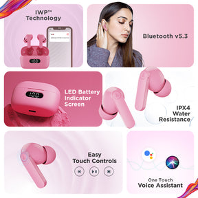 boAt Airdopes 121 PRO | Wireless Earbuds with 10mm Dynamic Drivers, ASAP™️ Charge, ENx™️ Technology, Easy Touch Control