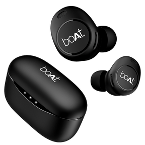 boAt Airdopes 121v2 Plus Premium Wireless Earbuds with 50 Hrs of Playtime and Quad Mic Bluetooth Headset