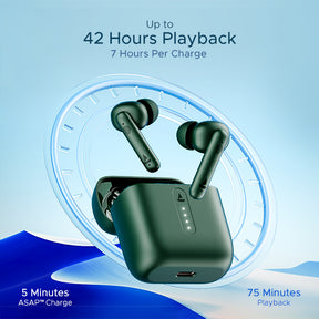 boAt Airdopes 141 | Wireless Earbuds with 42 Hours Playback, ENx™ Technology, BEAST™️ Mode