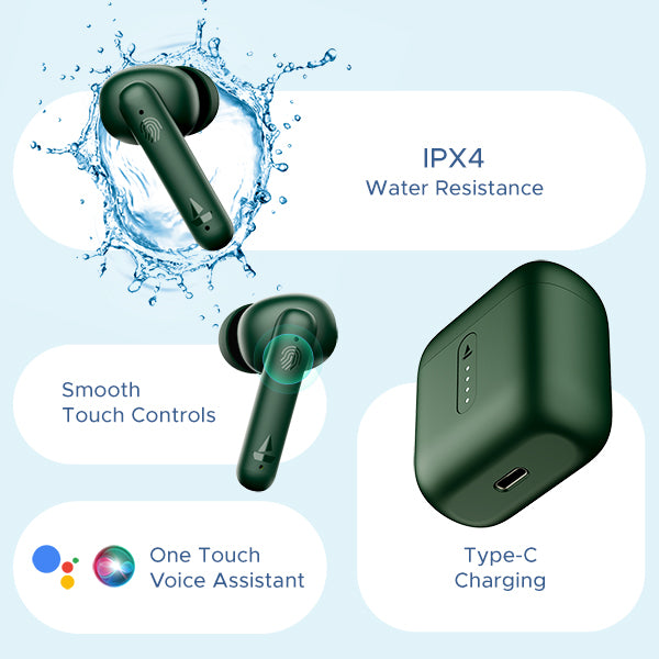 boAt Airdopes 141 | Wireless Earbuds with 42 Hours Playback, ENx™ Technology, BEAST™️ Mode