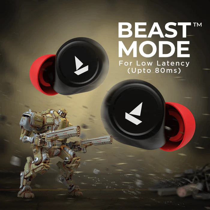 boAt Airdopes 501 ANC ANC wireless Earbuds with Dual Mics with ENx Technology BEAST for Low Latency 8mm Drivers