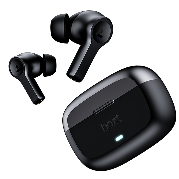 boAt Airdopes Flex 454 ANC | Wireless Earbuds with Active Noise Cancellation up to 32dB, BEAST™ Mode, 10mm Drivers, ASAP™ Charge