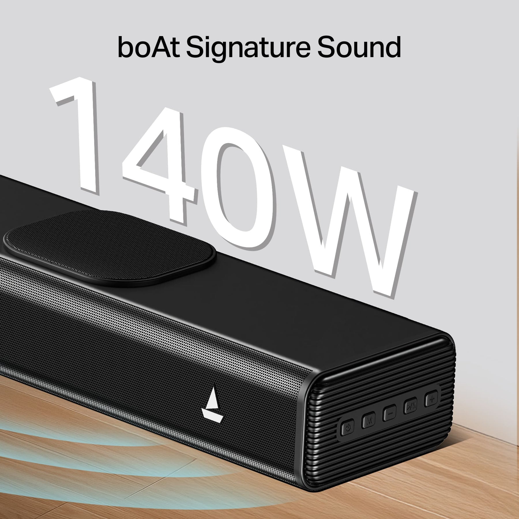 boAt Aavante 2.2 1400 | 140W 2.2 Channel Soundbar with Built-in Subwoofer & Multi-Connectivity