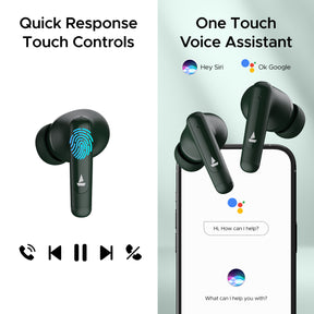 boAt Airdopes 161 ANC | Wireless Earbuds with Active Noise Cancellation up to 32dB, ENx™ Technology, ASAP™ Charge