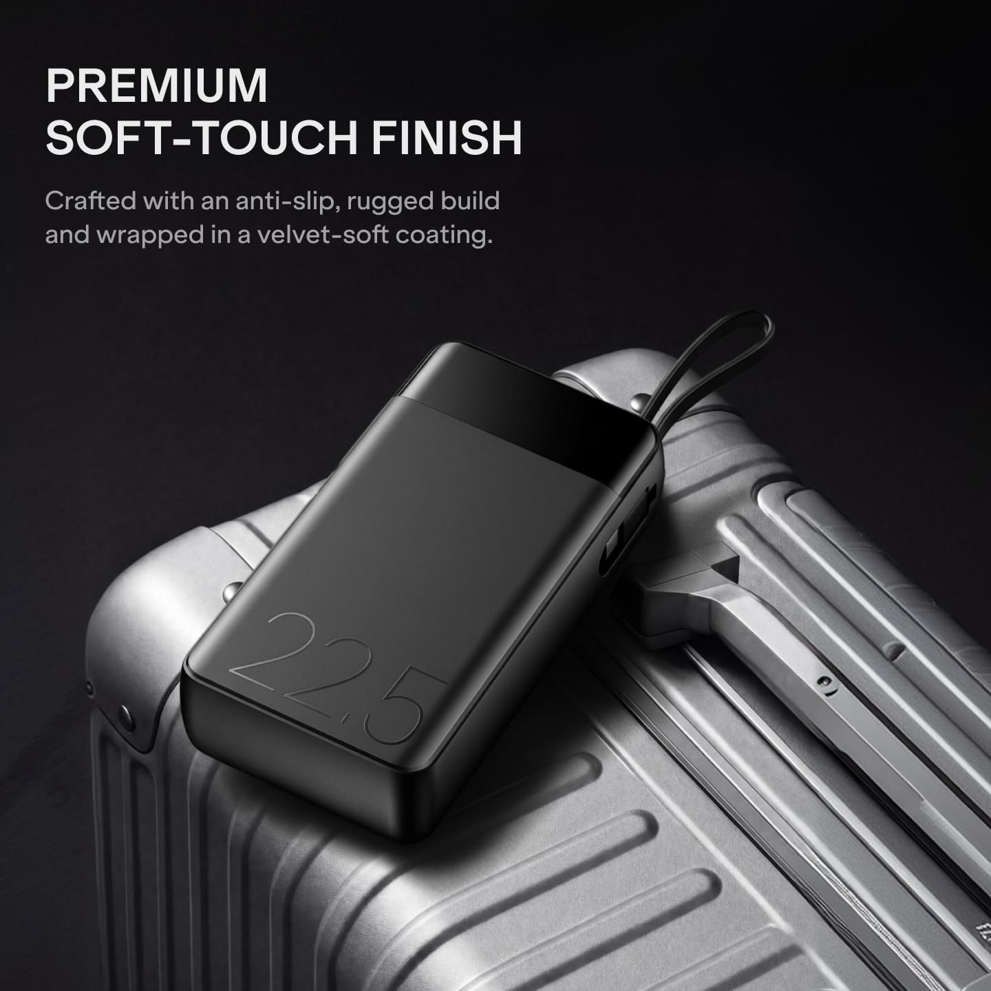 boAt Apex PB400 Pro | 20000mAh Powerbank with 22.5W Fast Charging, Type-C Cable & 12-Layer Protection