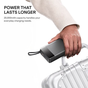 boAt Apex PB445 | 20000mAh Powerbank with 45W Turbo Fast Charging, Type-C Cable & 12-Layer Protection