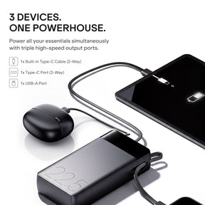 boAt Apex PB400 | 20000mAh Powerbank with 22.5W Fast Charging & 12-Layer Protection
