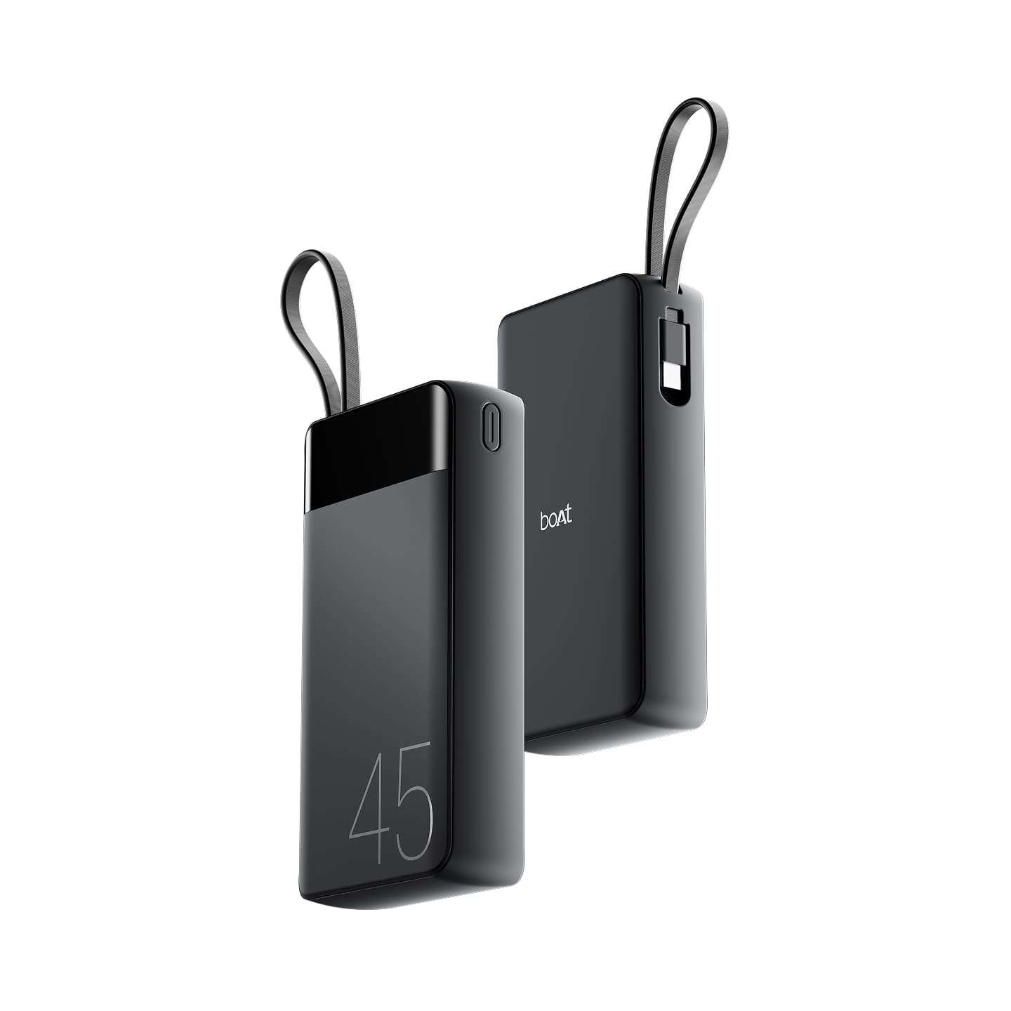 boAt Apex PB445 | 20000mAh Powerbank with 45W Turbo Fast Charging, Type-C Cable & 12-Layer Protection