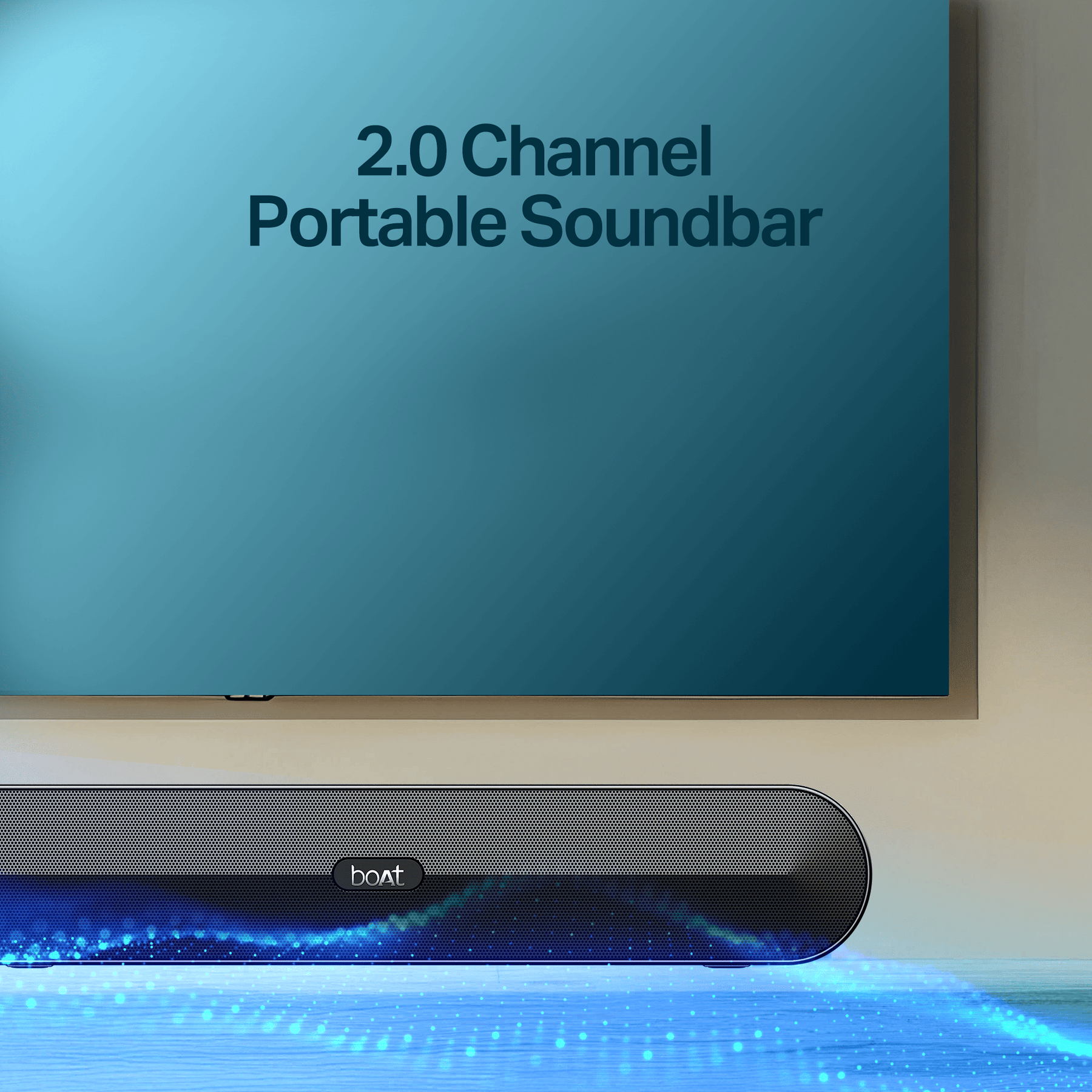 boAt Aavante Bar Joy 10W Portable Bluetooth Soundbar with 2.0 Channel Stereo Sound sound bar price comparison image - view 2
