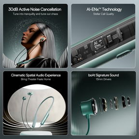 boAt Rockerz 210 ANC | Wireless Headphone with 30dB Active Noise Cancellation, Cinematic Spatial Audio, Seamless Fast Pairing