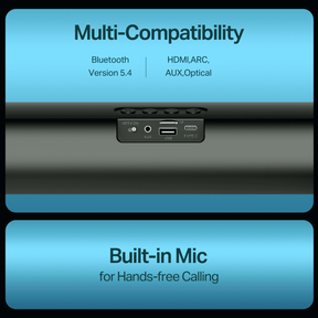 boAt Aavante Bar Joy | 10W Portable Soundbar with TWS, Built-in Mic & Multi-Connectivity