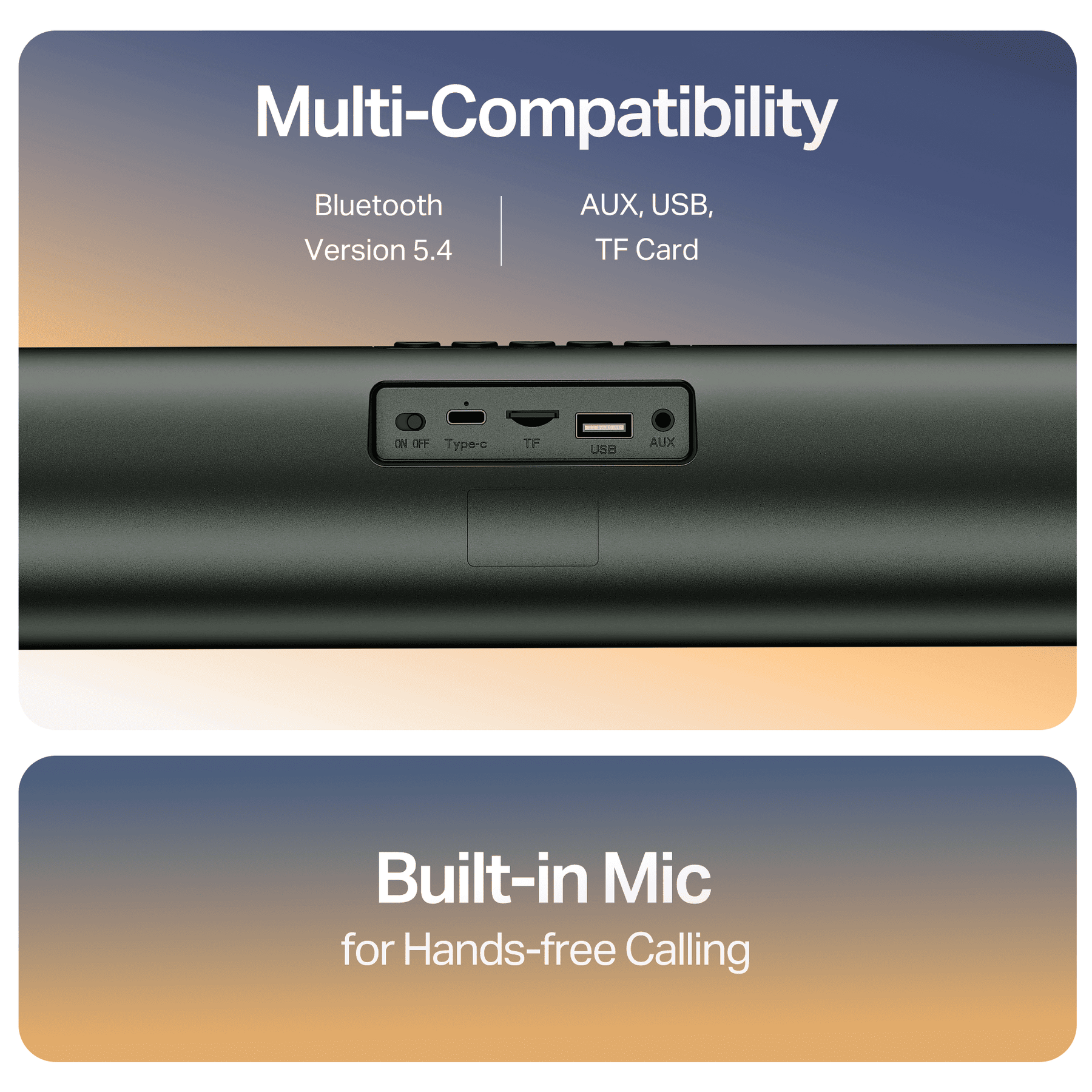 boAt Aavante 2.0 150 | 16W Portable Soundbar with RGB LEDs, TWS Mode & Multi-Connectivity