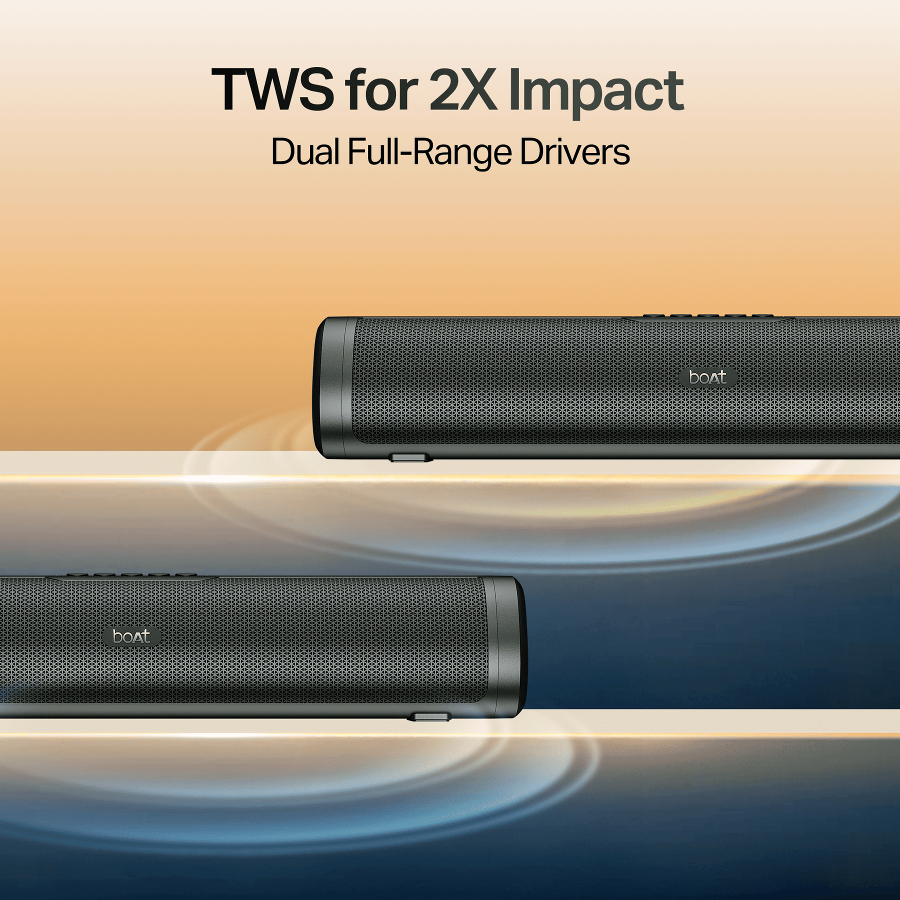 boAt Aavante 2.0 150 | 16W Portable Soundbar with RGB LEDs, TWS Mode & Multi-Connectivity