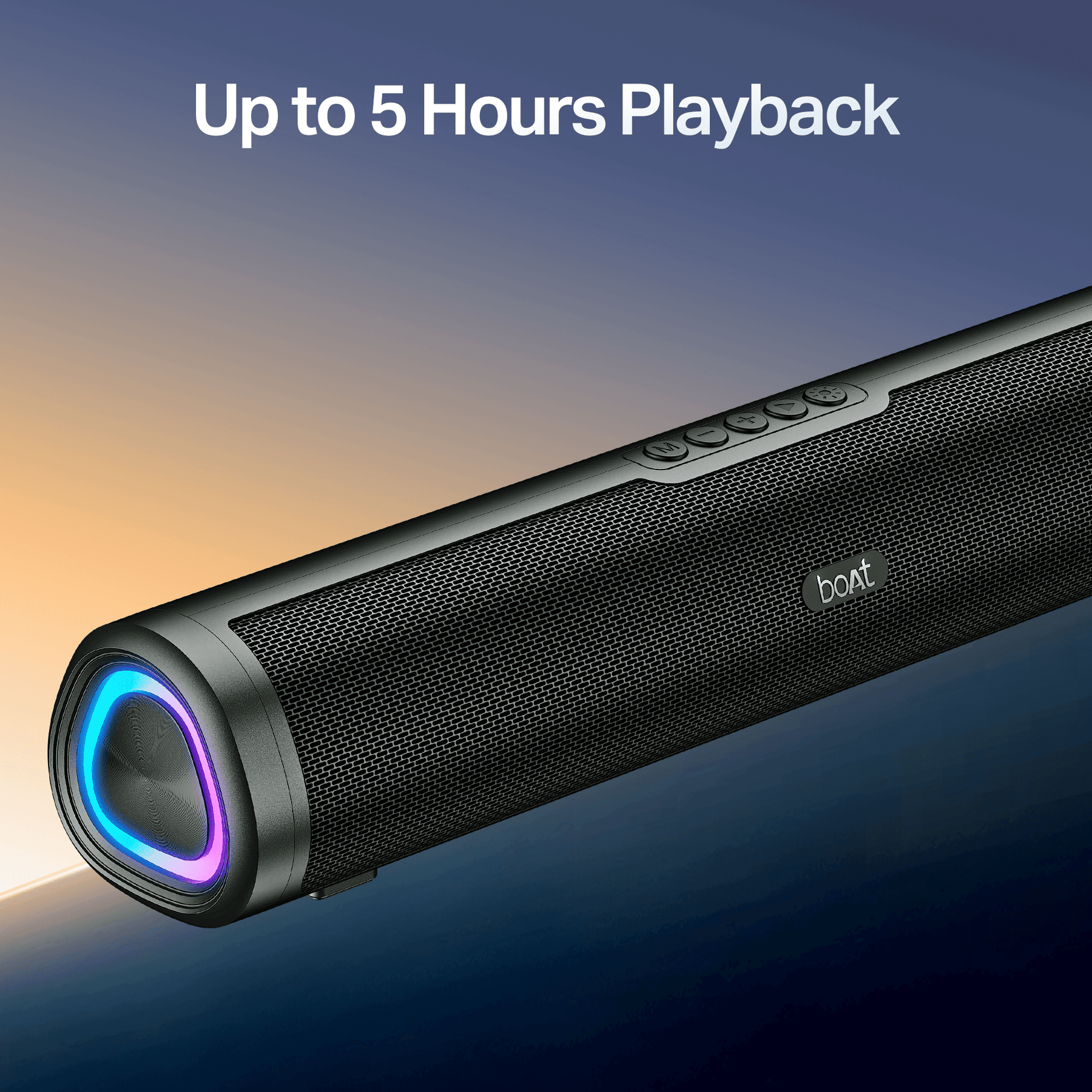 boAt Aavante 2.0 150 | 16W Portable Soundbar with RGB LEDs, TWS Mode & Multi-Connectivity