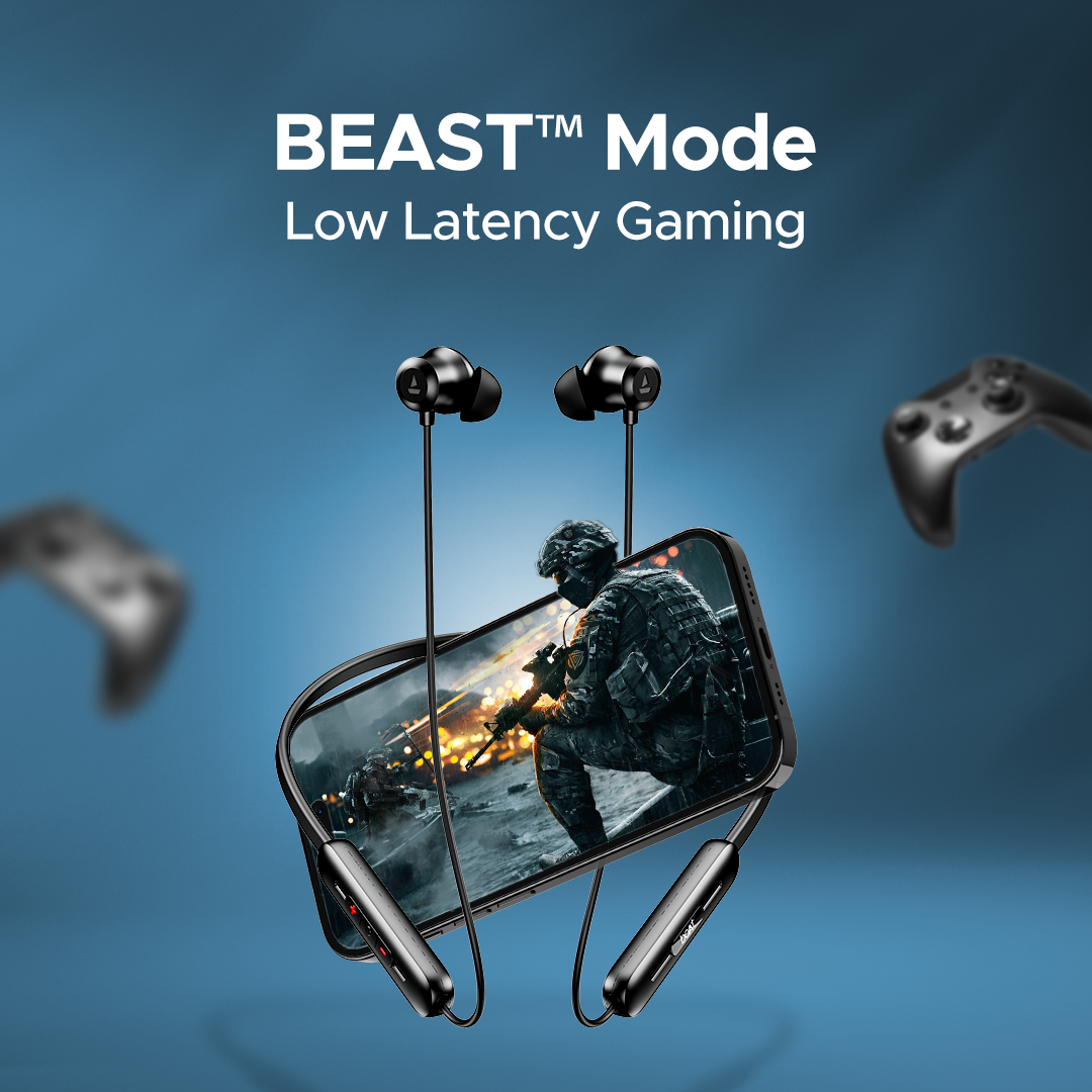 boAt Rockerz Summit | Wireless Earphone with 30H Playback, ASAP™ Charge, Dual Pairing, ENx™ Technology, BEAST™ Mode