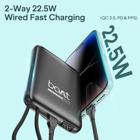 Energyshroom PB330 Pro Magnacharge | 10000mAh Qi2 Magnetic Wireless Powerbank with 15W Wireless Charging, 22.5W Wired Fast Charging & Foldable Stand