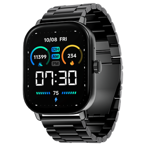 boAt Wave Spectra | Smartwatch with 2.04" AMOLED Display, Animated Watch Faces, 100+ Sports Modes, IP68 Dust Resistance