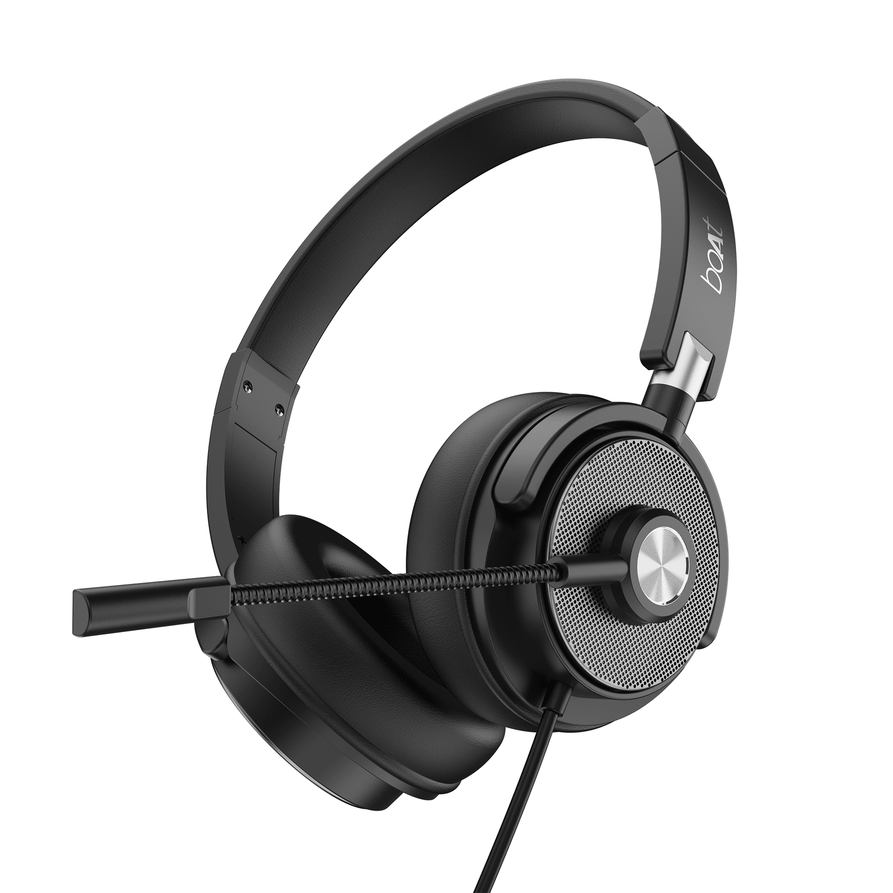 Bassheads 900 C Pro | USB Type-C Wired Headset with Retractable Mic, Remote Control & Adjustable Headband