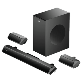 boAt Aavante Bar Prime B300 | 300W 5.1 Channel Soundbar with Wired Subwoofer & Rear Satellites