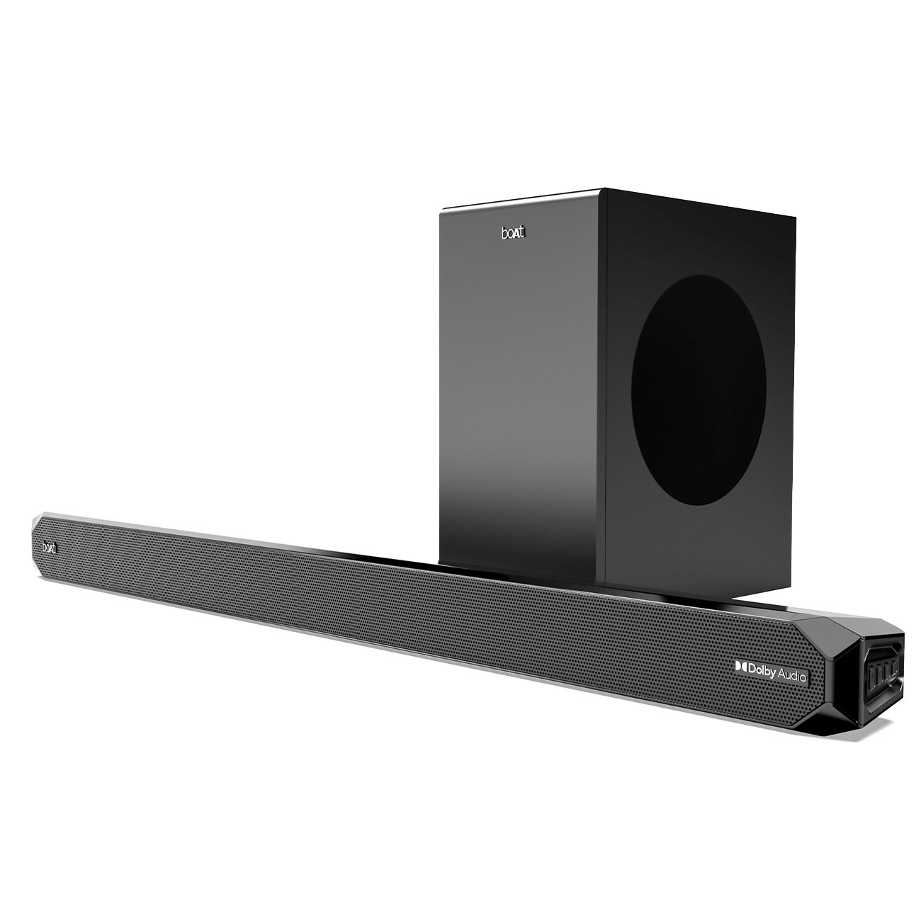 boAt Aavante Bar A2060 Dolby | 160W Dolby Soundbar, 2.1 Channel with Wired Subwoofer, Master Remote Control, Multi Connectivity