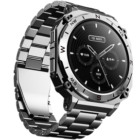 boAt Enigma X500 | Smartwatch with 1.43" (3.63 cm) AMOLED Round Display, BT Calling, 100+ Watch Faces, 100+ Sports Modes