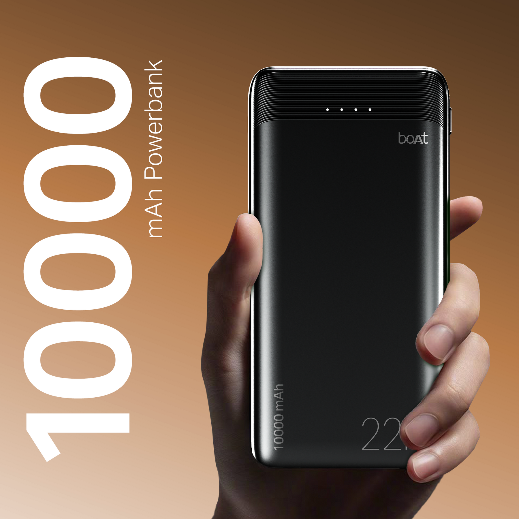boAt Energyshroom PB300 Neo | 10000mAh Powerbank with 22.5W Fast Charging & Smart Protection