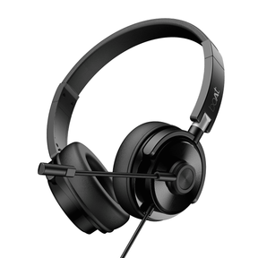 Bassheads 901 Pro | Wired Headset with Retractable Mic, Remote Control & Adjustable Headband