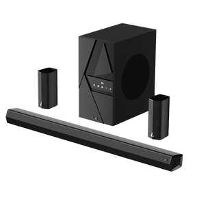 boAt Aavante Bar 3600 | 500W Bluetooth Soundbar, 5.1 Surround Sound System with Subwoofer and Wired Rear Speakers