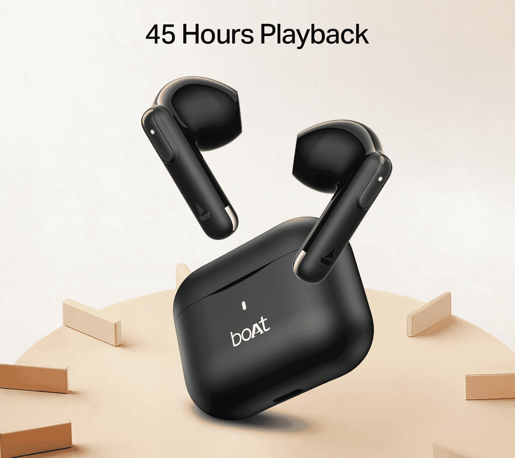 boAt Airdopes Ace Gen 2 | True Wireless Earbuds with 45 Hours Playback, ENx™ Tech & BEAST™ Mode