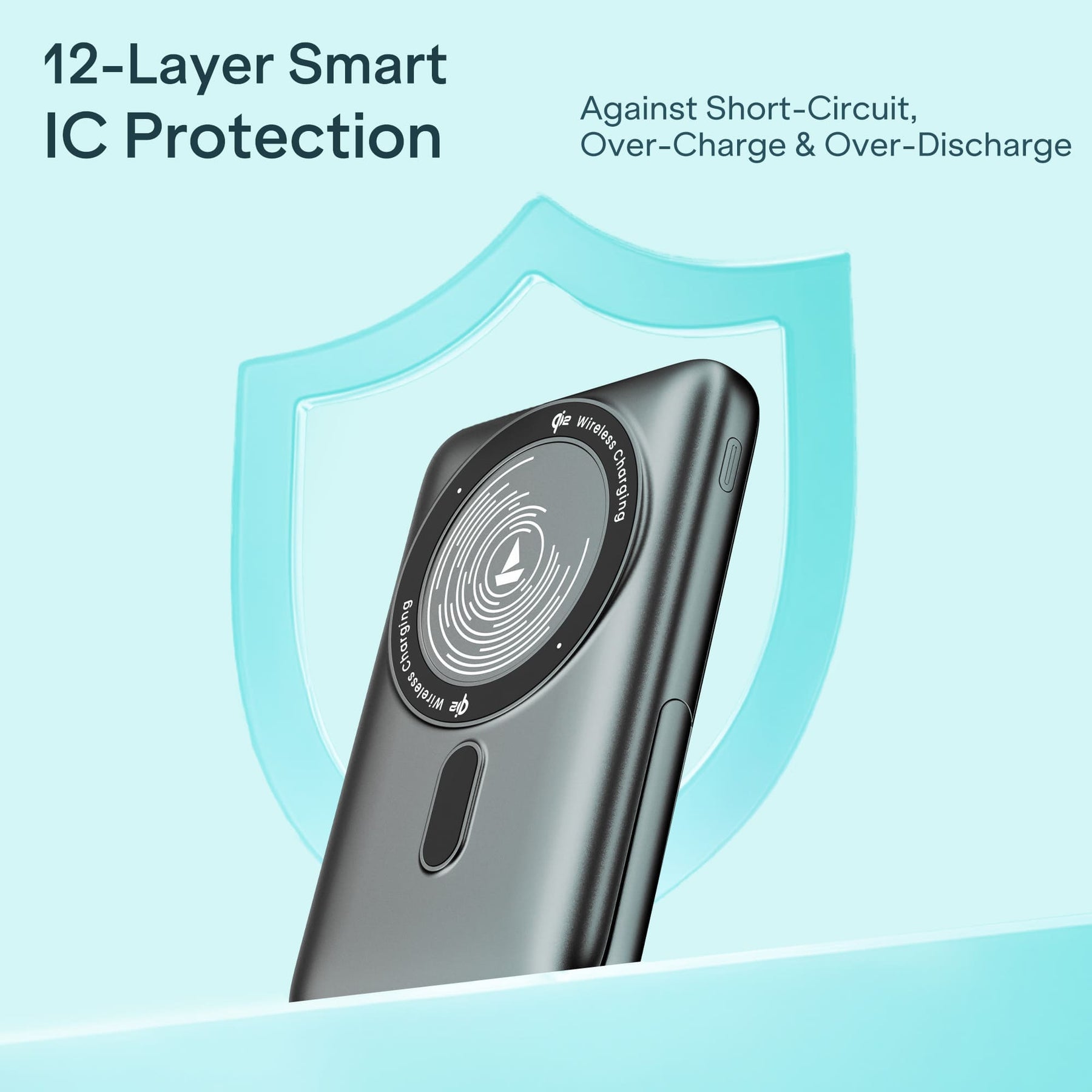 Energyshroom PB330 Pro Magnacharge | 10000mAh Qi2 Magnetic Wireless Powerbank with 15W Wireless Charging, 22.5W Wired Fast Charging & Foldable Stand