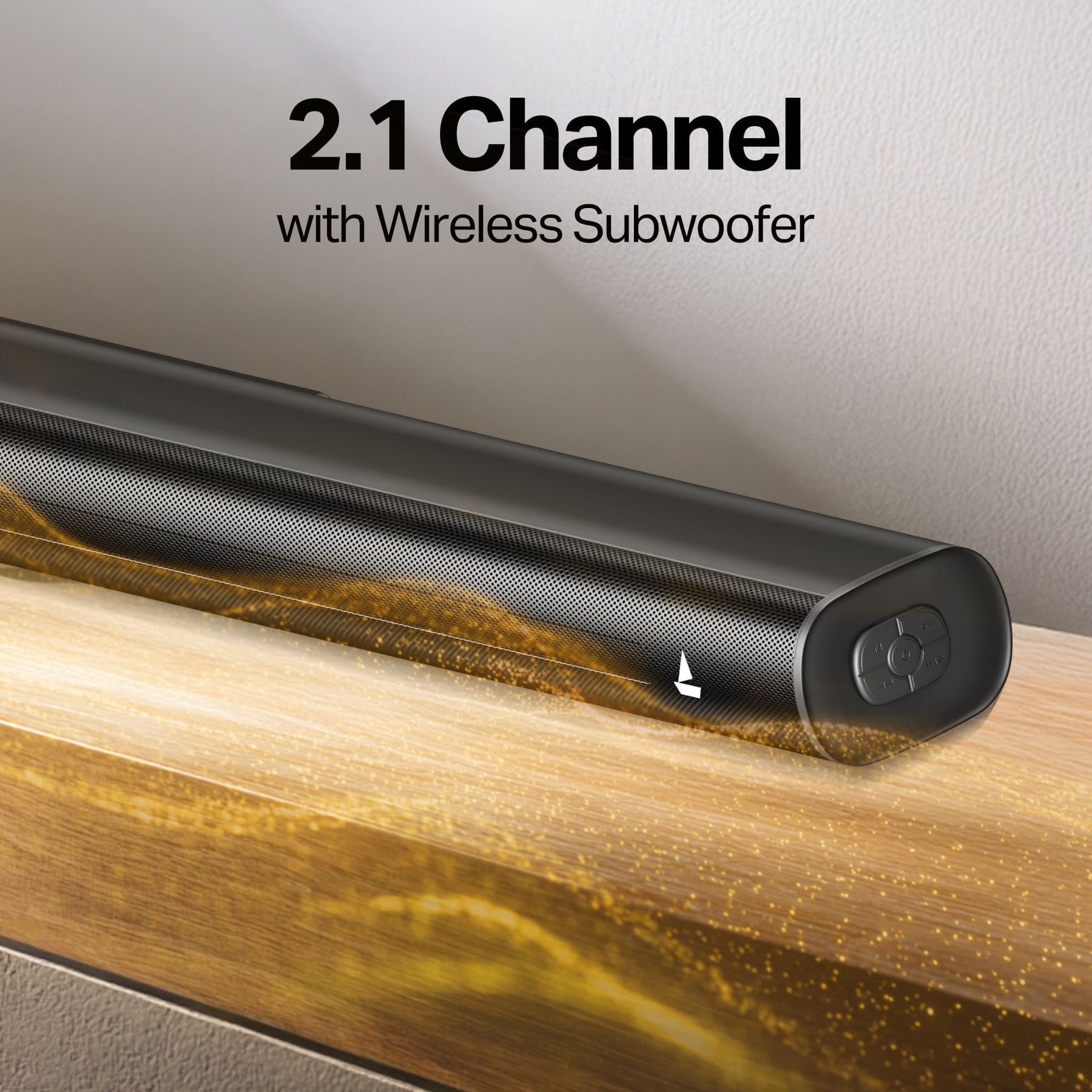 boAt Aavante 2.1 1650 | Soundbar with 160W RMS, Wireless Subwoofer & Multi-Connectivity