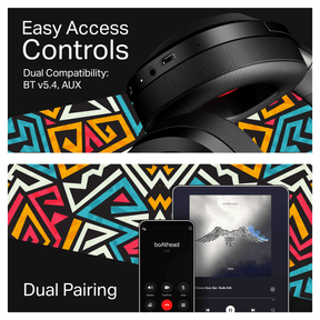 boAt Rockerz Plus 550 | Wireless Headphones with 100H Playback, 50mm Drivers & boAt Signature Sound